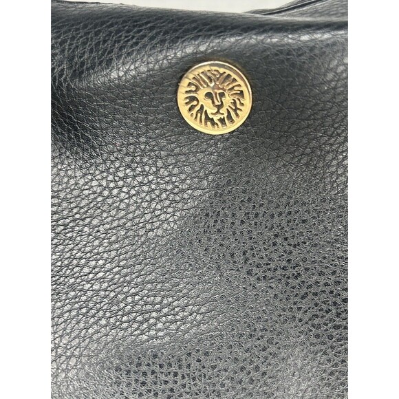 Anne Klein Faux Leather Handbag With Adjustable Removable Strap Black - Picture 2 of 8